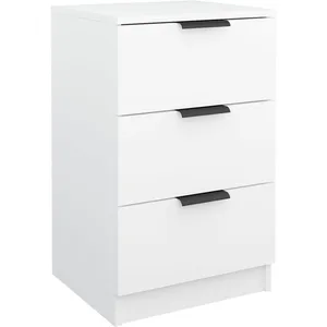 Comparateur de prix : vidaXL Table de chevet Blanc 40x36x65 cm