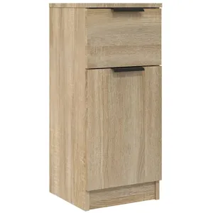 vidaXL Buffet Chêne sonoma 30x30x70 cm Bois d'ingénierie pas cher