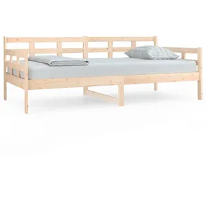 vidaXL Lit de jour Bois massif de pin 90x190 cm pas cher