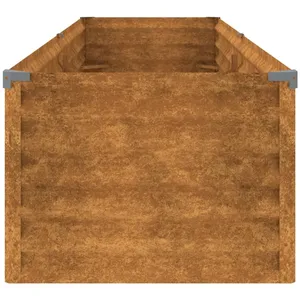 vidaXL Lit surélevé de jardin 194x50x36 cm acier corten pas cher