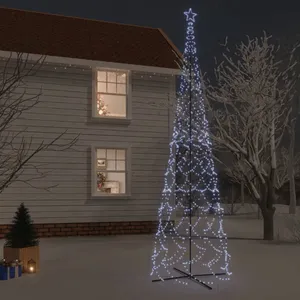 Comparateur de prix : vidaXL Arbre de Noël cône 3000 LED Blanc froid 230x800 cm