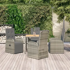 vidaXL Cadre de lit Blanc Bois massif 150x200 cm Grand  819913