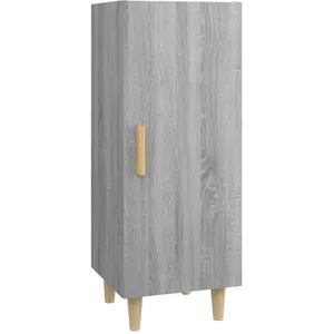 vidaXL Buffet Sonoma gris 34,5x34x90 cm Bois d'ingénierie