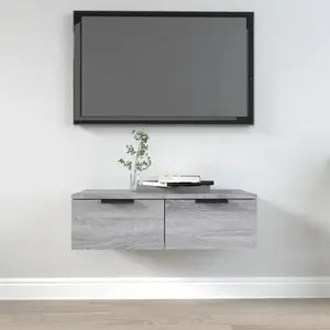 Comparateur de prix : vidaXL Armoire murale Sonoma gris 68x30x20 cm Bois d'ingénierie