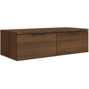 vidaXL Armoire murale Chêne marron 68x30x20 cm Bois d'ingénierie pas cher