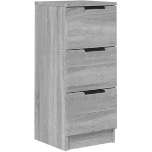 vidaXL Buffet Sonoma gris 30x30x70 cm Bois d'ingénierie