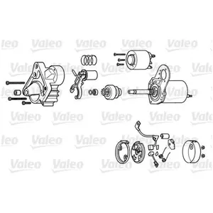 Démarreur Opel 1.3kw D6ra249 Valeo Valeo D6ra249 pas cher