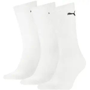 Puma Crew Sock Light 3P blanc 35/38 pas cher