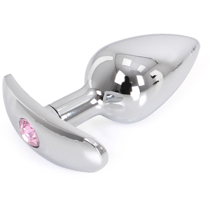 Comparateur de prix : Plug Bijou Anal avec Base arrondie CURVE 6 x 2.8 cm- Bijour Rose 