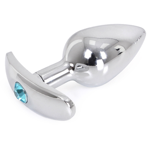 Comparateur de prix : Plug Bijou Anal avec Base arrondie CURVE 6 x 2.8 cm - Bijou Bleu 