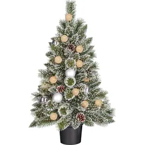 Black Box Trees Kaprun Sapin de Noël artificiel en pot avec éclairage ... pas cher