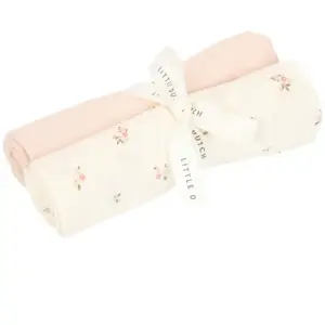 Little Dutch Set de 2 langes en gaze de coton Fairy Blossom-Blossom (70 x 70 cm) pas cher