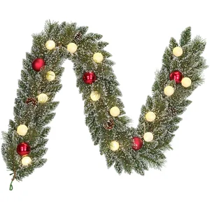Comparateur de prix : Black Box Trees Guirlande de Noël artificielle LED blanc chaud L180
