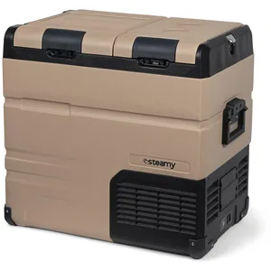 Comparateur de prix : Glacière électrique à compresseur Steamy-E - Double zone - 55 litres - 12V et 230V - STEAMY - Grès