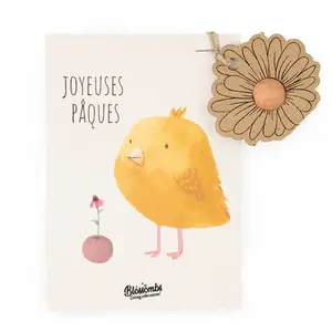 Carte ufs de Pâques à planter - Poussin - 1 bombe à graines - BIO | Blossombs pas cher