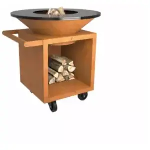 Brasero OFYR Classic Storage Corten 100 PRO OC4C100Vendu parboulanger