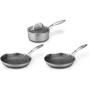 Comparateur de prix : Westinghouse SET DE POELES - Black Signature - Poêle á frire 20 + 24cm - Casserole 20cm - Induction