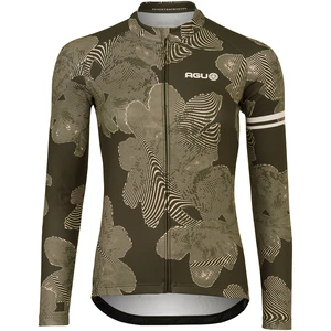 Agu Maillot à Manches Longues Striped Flower Essential S pas cher