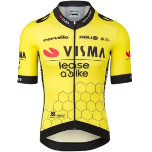 AGU Maillot manches courtes TEAM VISMA-LEASE A BIKE Race 2024 pas cher