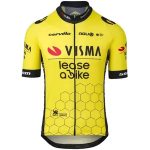 AGU Maillot manches courtes TEAM VISMA-LEASE A BIKE 2024 pas cher