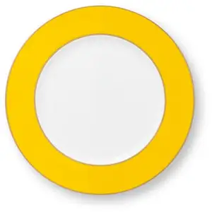 Lot de 6 Assiettes plates Pip Chique Or-Jaune - 28cm Pip Studio pas cher