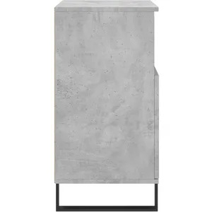 vidaXL Buffets 3 pcs gris béton bois d'ingénierie pas cher