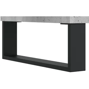 vidaXL Buffets 2 pcs gris béton bois d'ingénierie pas cher