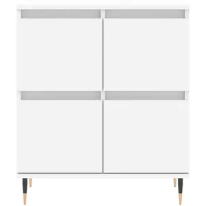vidaXL Buffets 3 pcs Blanc Bois d'ingénierie pas cher