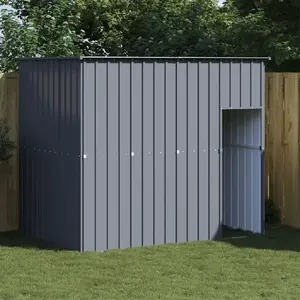 Comparateur de prix : vidaXL Niche pour chien avec toit anthracite acier galvanisé
