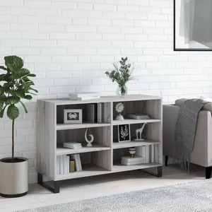 vidaXL Buffet sonoma gris 103,5x35x70 cm bois d'ingénierie pas cher