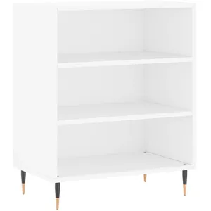 vidaXL Buffet blanc 57x35x70 cm bois d’ingénierie pas cher