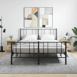 vidaXL Tables de chevet 2 pcs chêne sonoma 40x35x47,5 cm pas cher