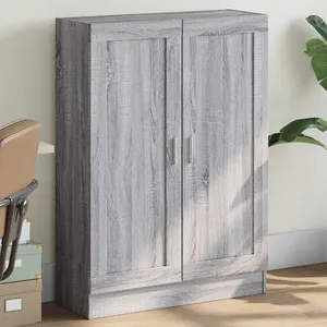 Comparateur de prix : vidaXL Bibliothèque sonoma gris 82,5x30,5x115 cm bois d'ingénierie