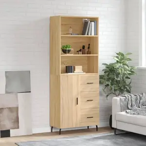 vidaXL MN45004 - Chêne sonoma pas cher