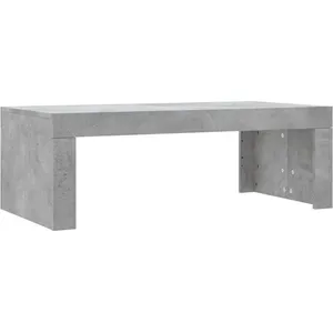 Comparateur de prix : vidaXL Table basse gris béton 102x50x36 cm bois d'ingénierie