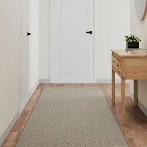 Comparateur de prix : vidaXL Tapis de couloir aspect sisal argenté 80x300 cm