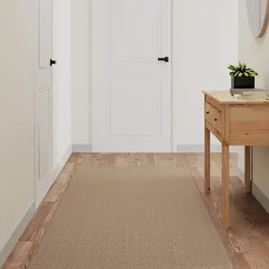 Comparateur de prix : vidaXL Tapis de couloir aspect sisal sable 80x300 cm