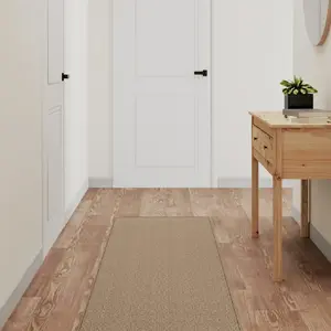 Comparateur de prix : vidaXL Tapis de couloir aspect sisal sable 50x300 cm