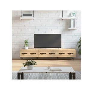 vidaXL Meuble TV chêne sonoma 150x36x30 cm bois d'ingénierie pas cher