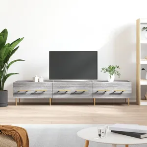 vidaXL Meuble TV sonoma gris 150x36x30 cm bois d'ingénierie pas cher