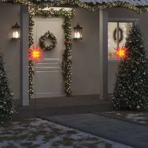 Comparateur de prix : Toiles de Moravie avec piquets 3 pcs led pliable rouge 57 cm Vidaxl