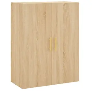 vidaXL Armoire murale chêne sonoma 69,5x34x90 cm pas cher