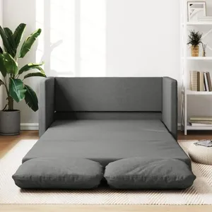 Canapé d'Angle Droit Convertible "Gino" 261cm Gris Clair