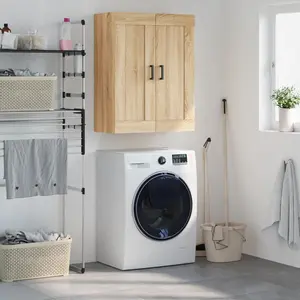 vidaXL Armoire murale chêne sonoma 69,5x34x90 cm bois d'ingénierie pas cher