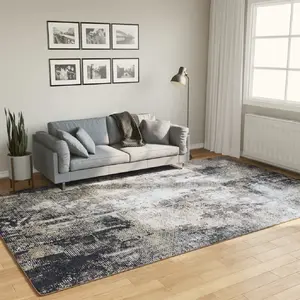 Comparateur de prix : vidaXL Tapis lavable multicolore 190x300 cm antidérapant
