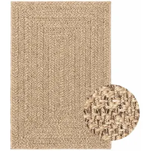 Comparateur de prix : vidaXL Tapis 120x170 cm aspect jute intérieur et extérieur