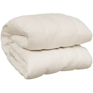 vidaXL Couverture lestée Crème clair 138x200 cm 6 kg Tissu pas cher