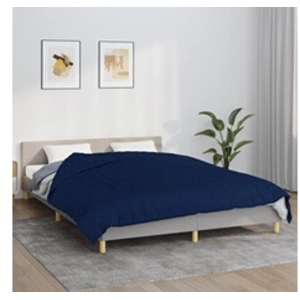 Comparateur de prix : vidaXL Couverture lestée Bleu 200x225 cm 9 kg Tissu