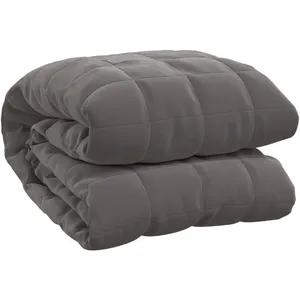Comparateur de prix : vidaXL Couverture lestée Gris 235x290 cm 15 kg Tissu