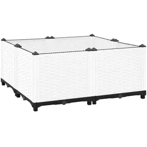 Comparateur de prix : vidaXL Lit surélevé 80x80x38 cm Polypropylène